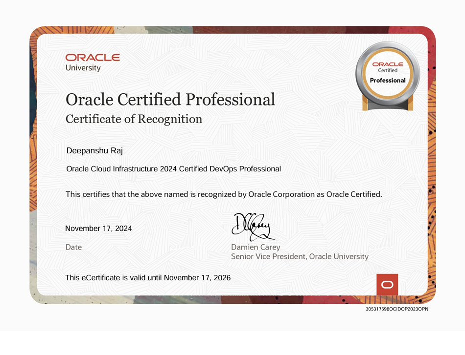 OCI Foundation  Associate